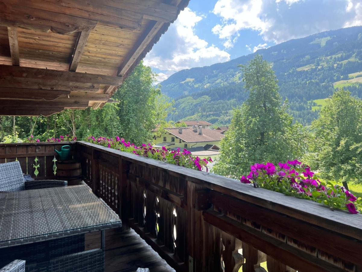 Ferienwohnung Gamsbock Panorama View Balkon, Gartensauna, Garten, Grillplatz Stumm Luaran gambar