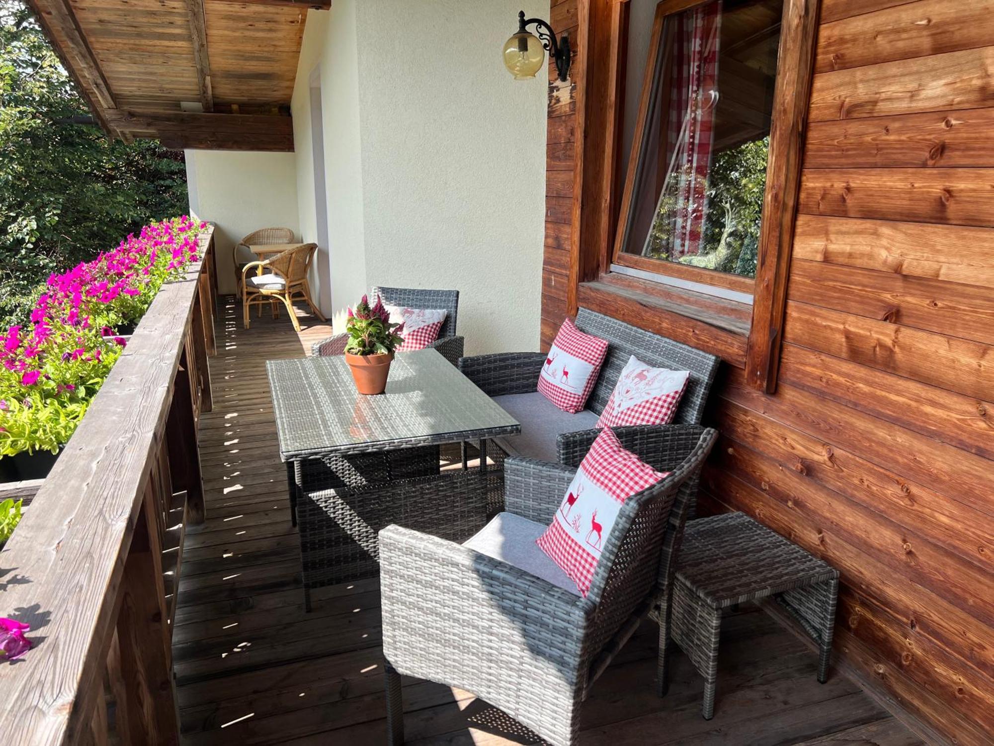 Ferienwohnung Gamsbock Panorama View Balkon, Gartensauna, Garten, Grillplatz Stumm Luaran gambar